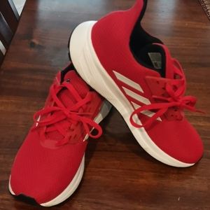 Red Size 5 Adidas sneakers